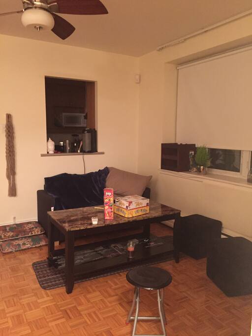 Pull out couch - Sleeps 2 comfortably