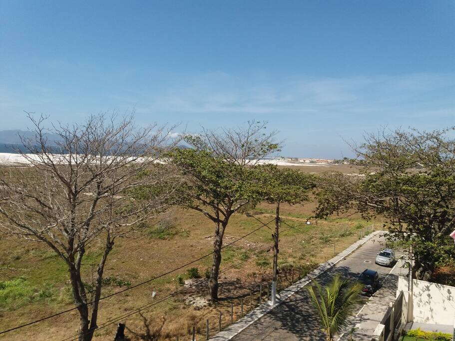 vista do quarto casal e solteiro