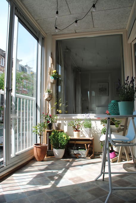 Balcony on Sunny Southside