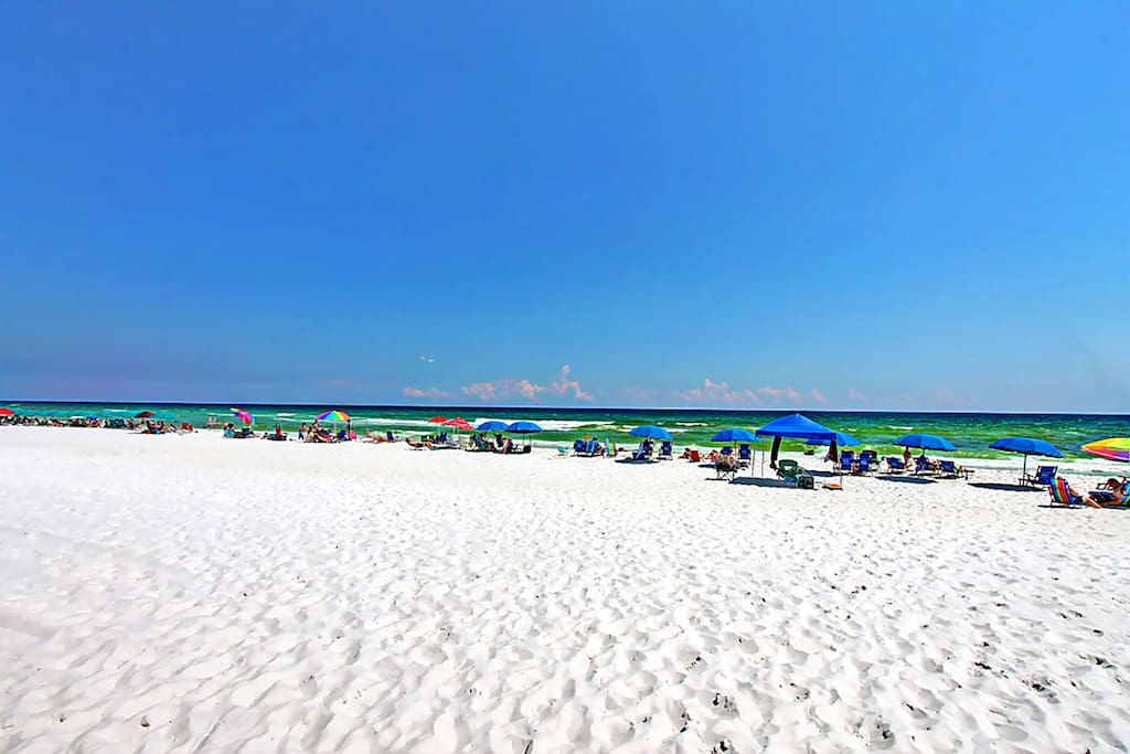 Okaloosa Island - White sugar sand beach!
