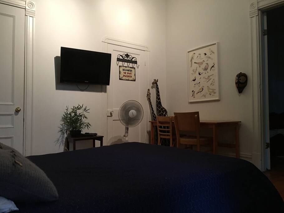 The bed room
