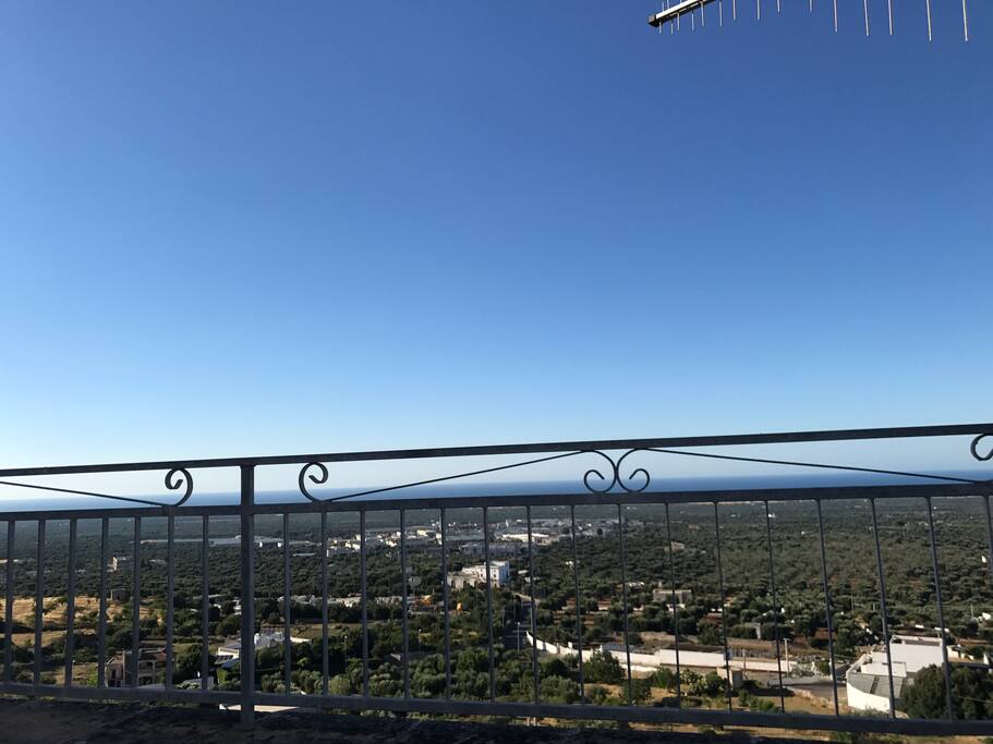 panaroma visto dalla terrazza