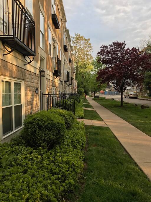 Situated on a quiet and well-maintained street.