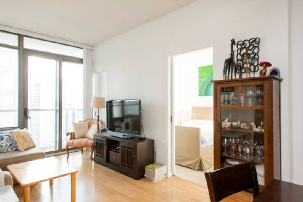 Living room of unit #1