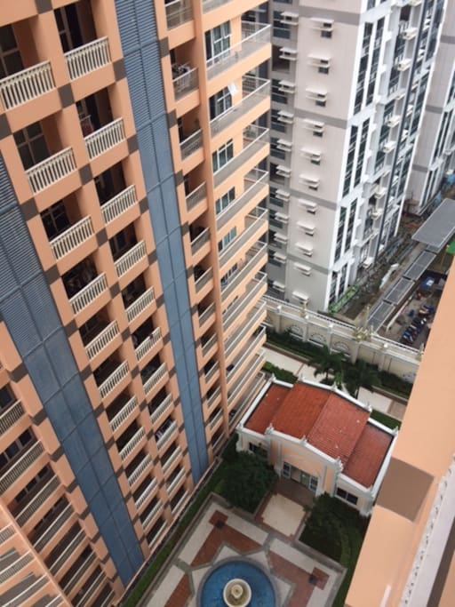 View from the balcony