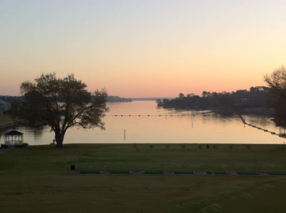 View from the club house