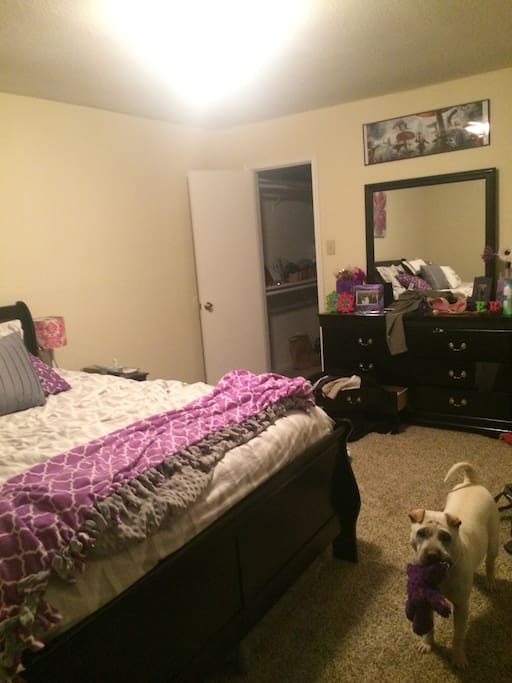 Closet space in the Master bedroom will be available