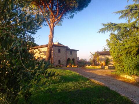 Dom na vidieku v Chianti s výhľadom na Florenciu