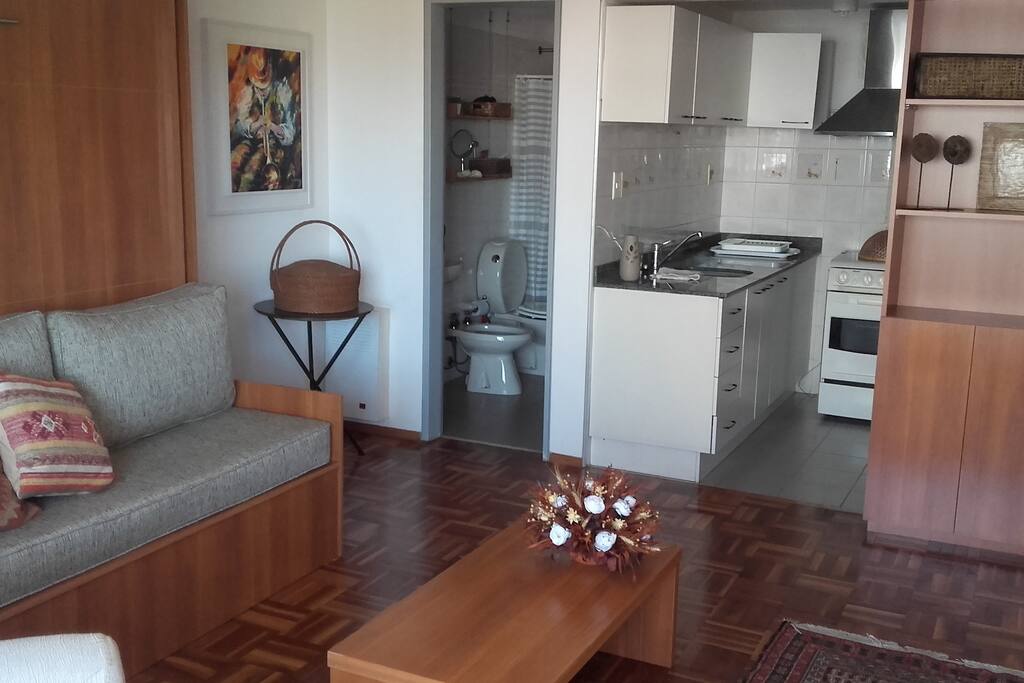 Monoambiente con cocina integrada