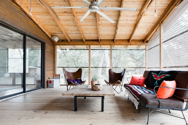 This trendy and modern home is one of the coolest Airbnbs in San Antonio