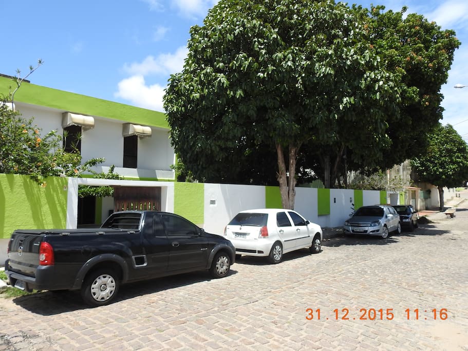 Frente do Hostel