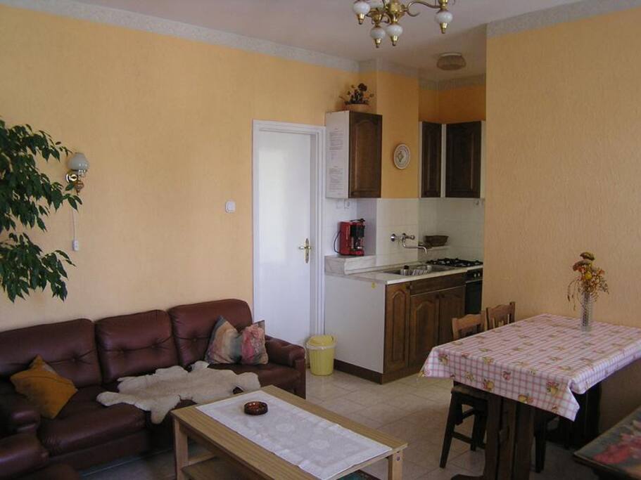 nappali - étkező - konyha