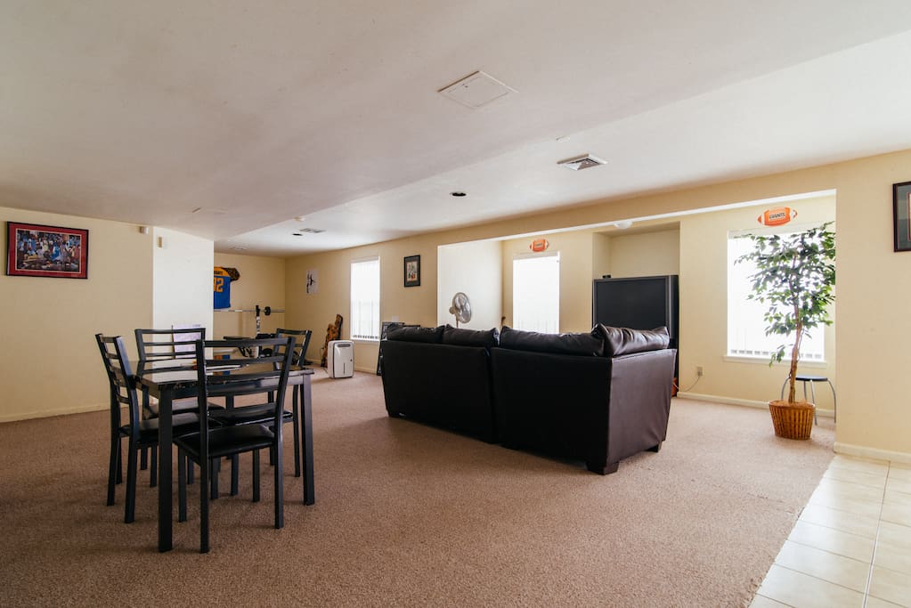 Executive seating and rec are