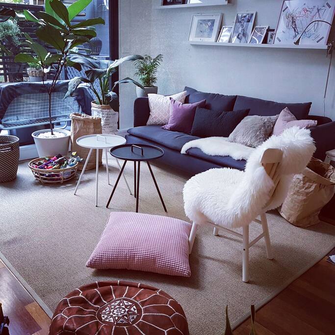 The living room