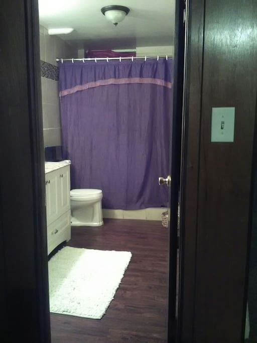 modern Jack and Jill bathroom