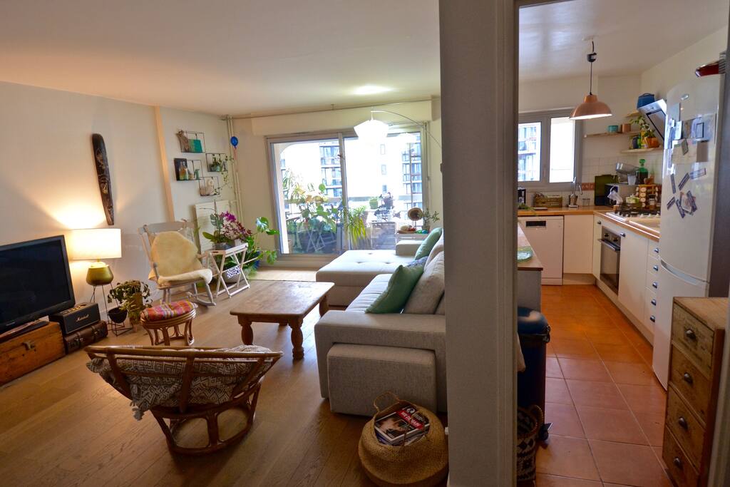 Living Room and Kitchen