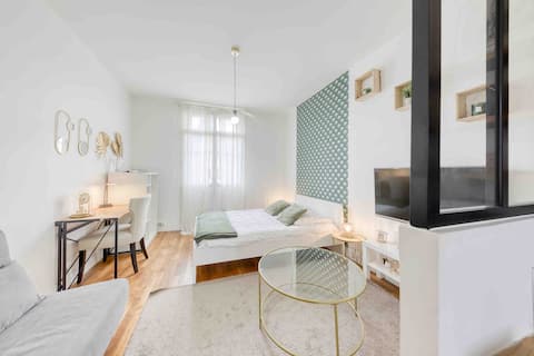 🌟 STUDIO STOPOVER🌟 20 min from Paris, 200m from RER A