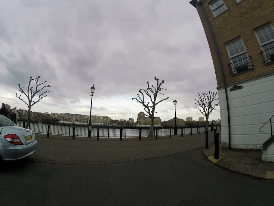View from outside the building