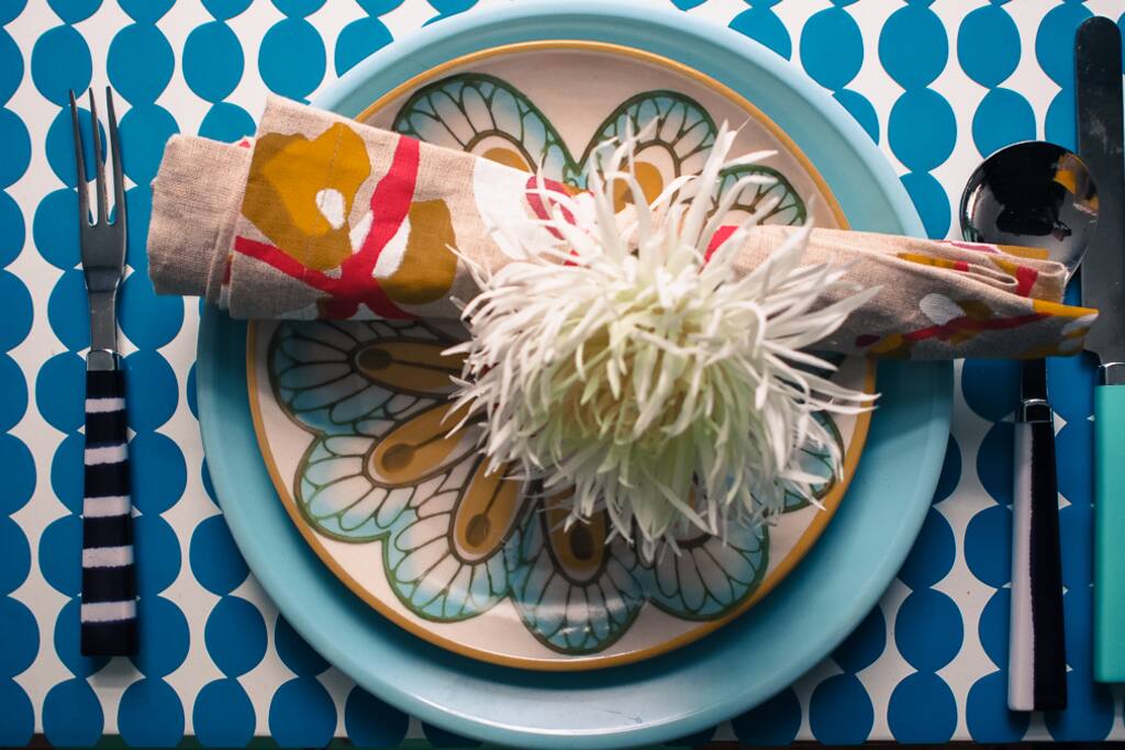 place setting for you on dining room table