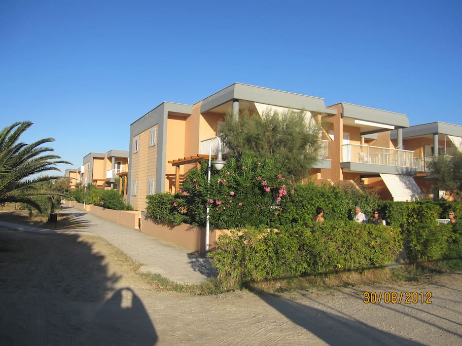Viale per andare in spiaggia