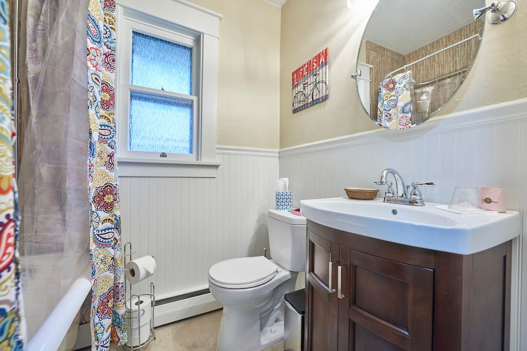 Newly remodeled bathroom