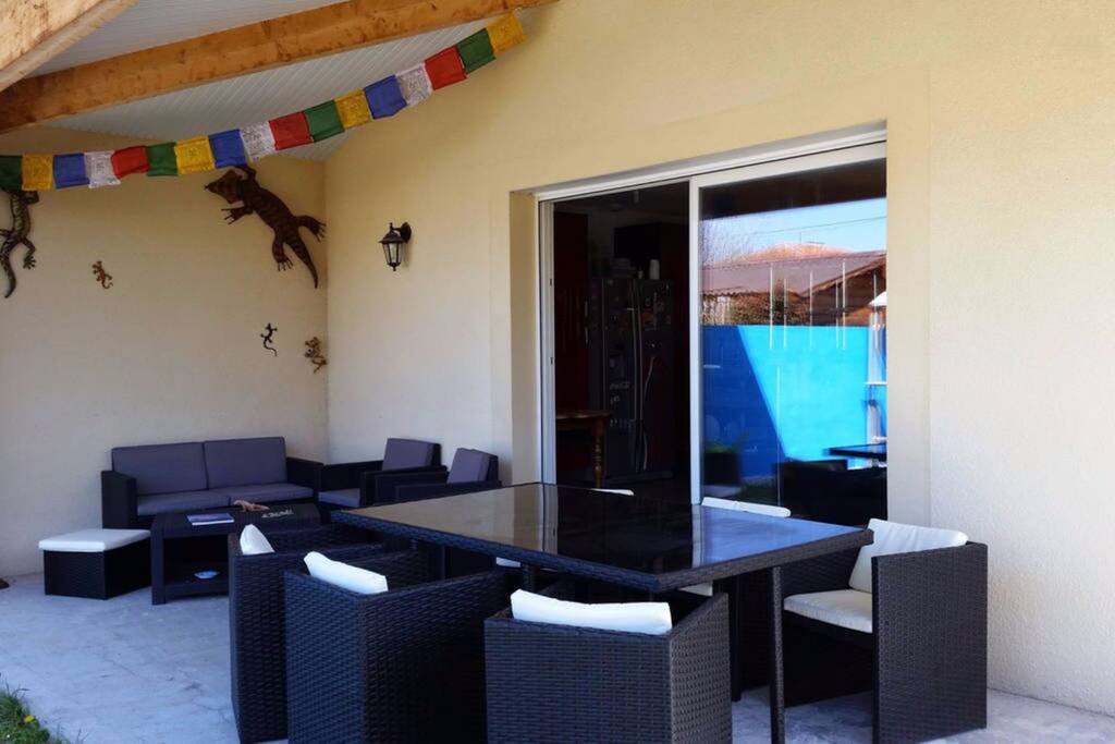 Covered terrace