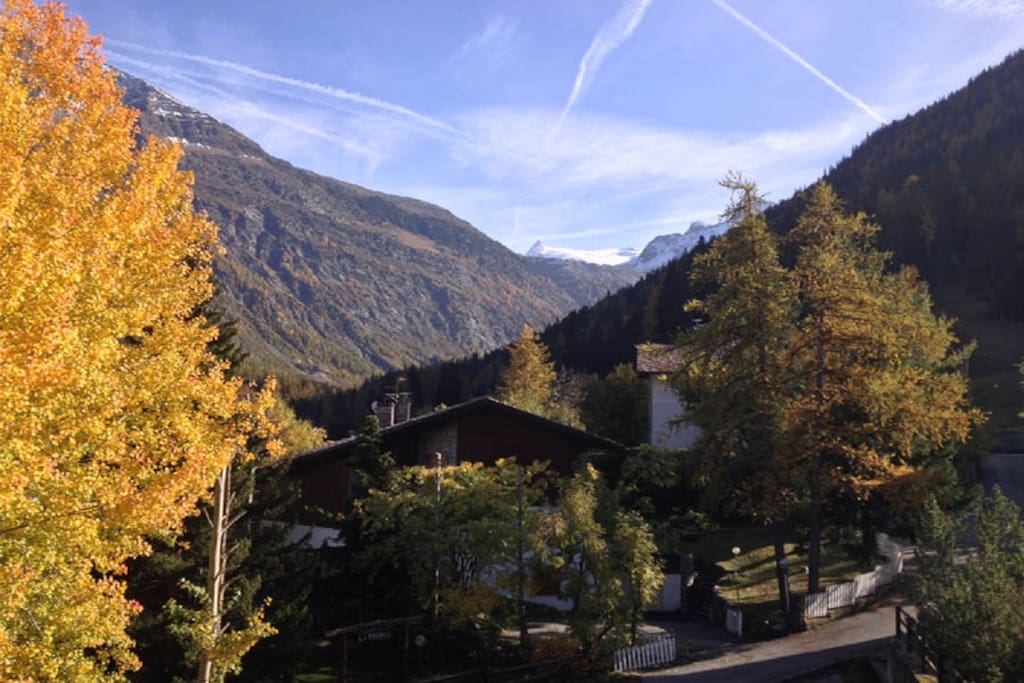 la vista dal soggiorno