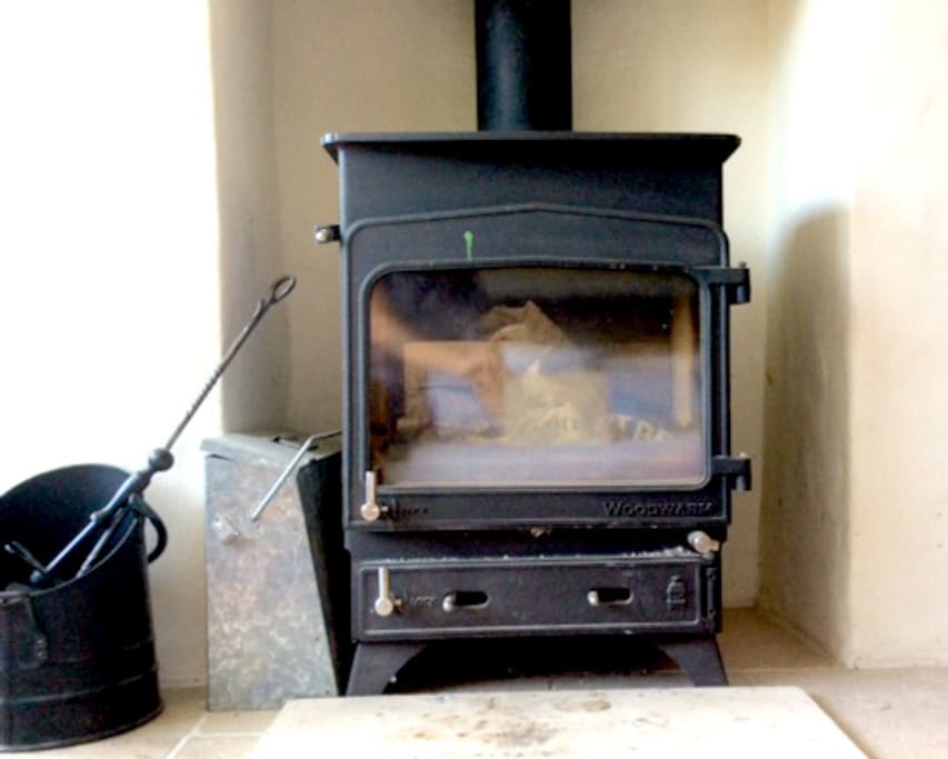 Wood burner for winter nights