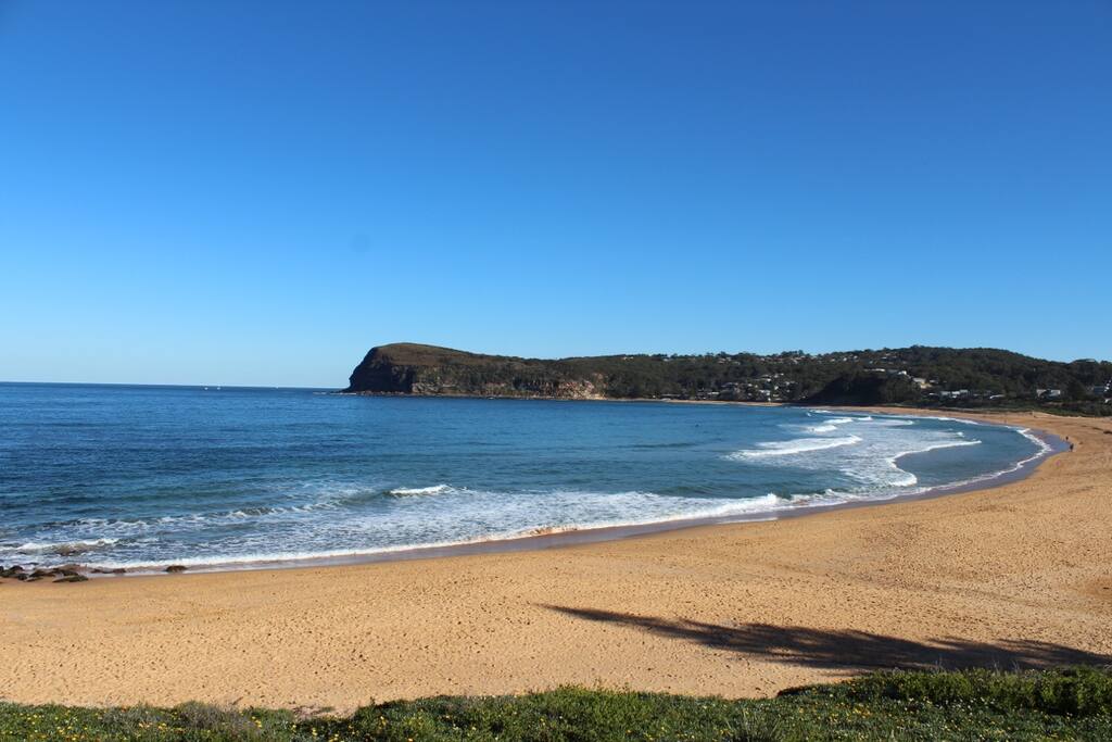 The beach