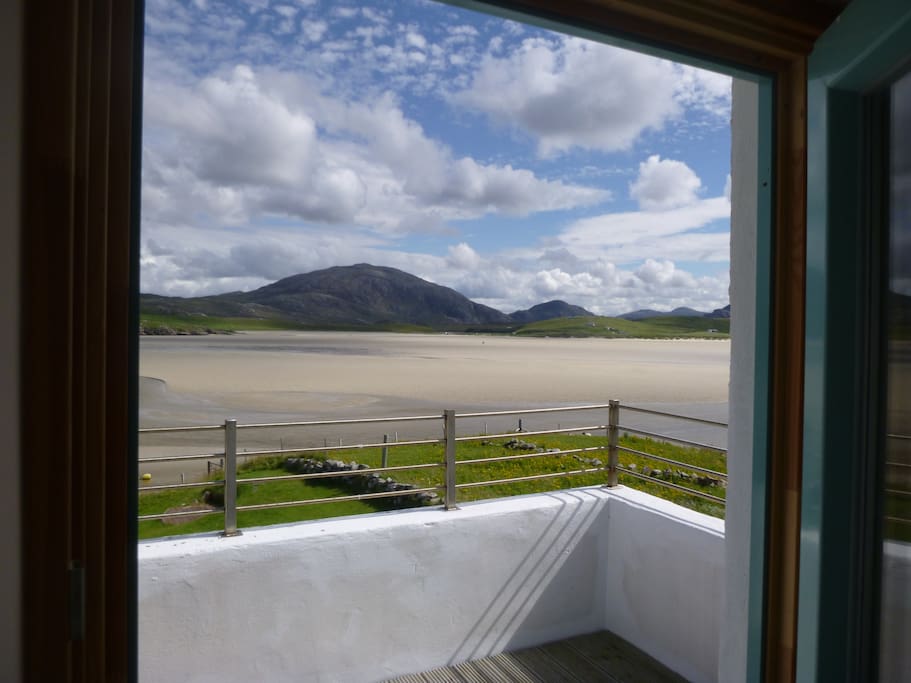 Looking out on to the Balcony
