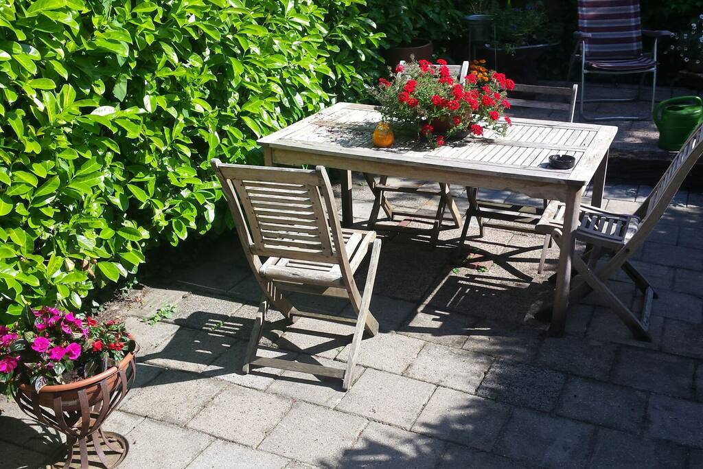 Nice garden, great in the summer