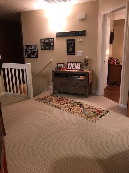 Space for queen blow up mattress if needed