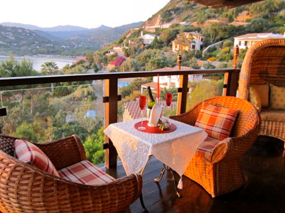 furnished terrace