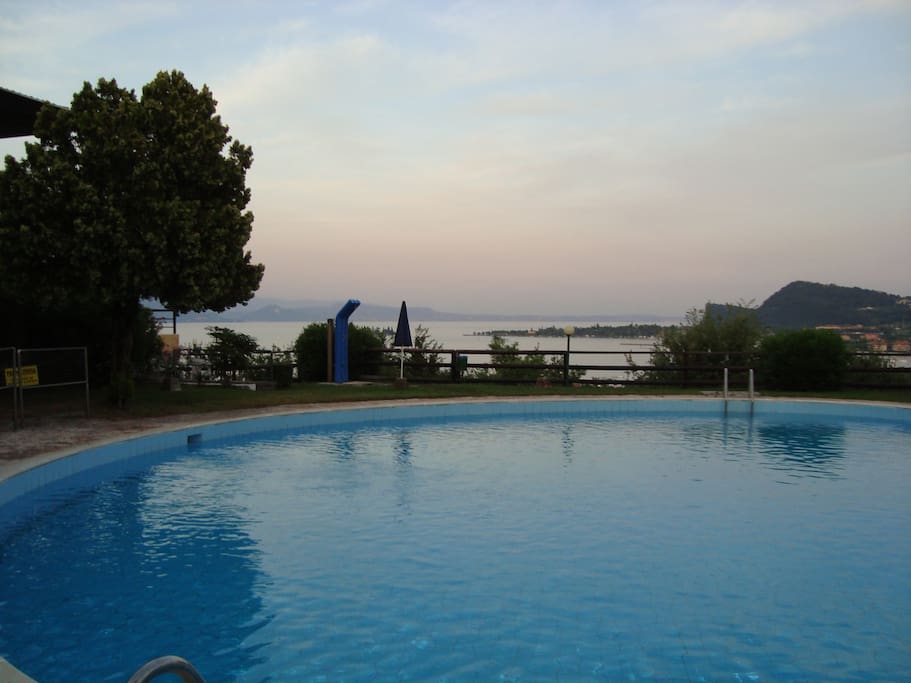 Pool at the top