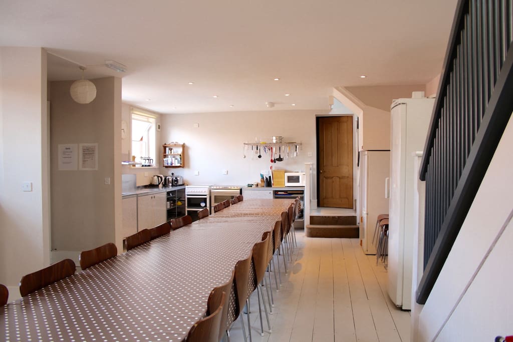 Large kitchen-dining space, seats everyone together!