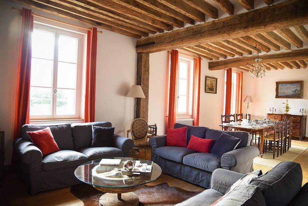 Salon/salle à manger d'angle de 50 m2