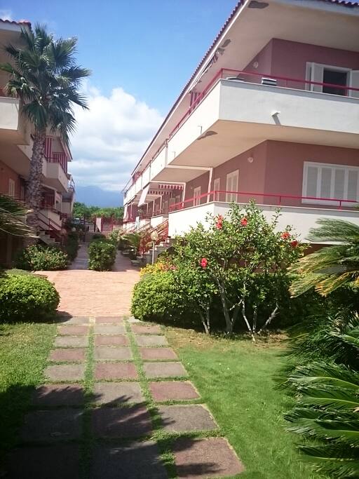 vista residence dal mare