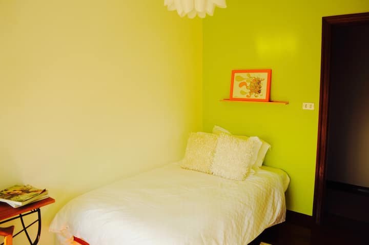 The fourth bedroom offers a large single bed.