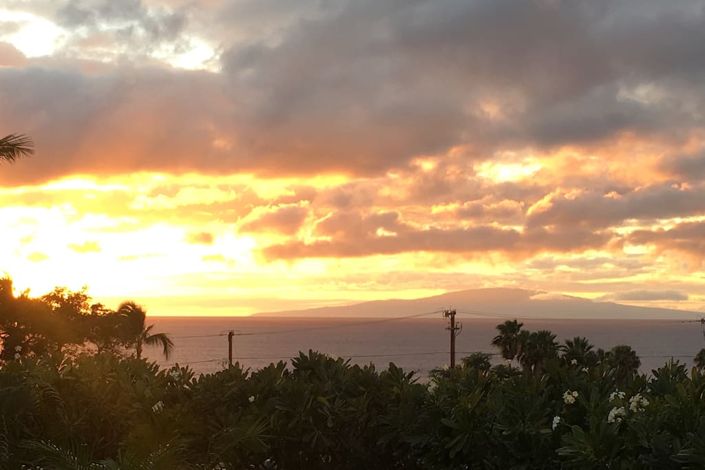 Sunset from the Lanai