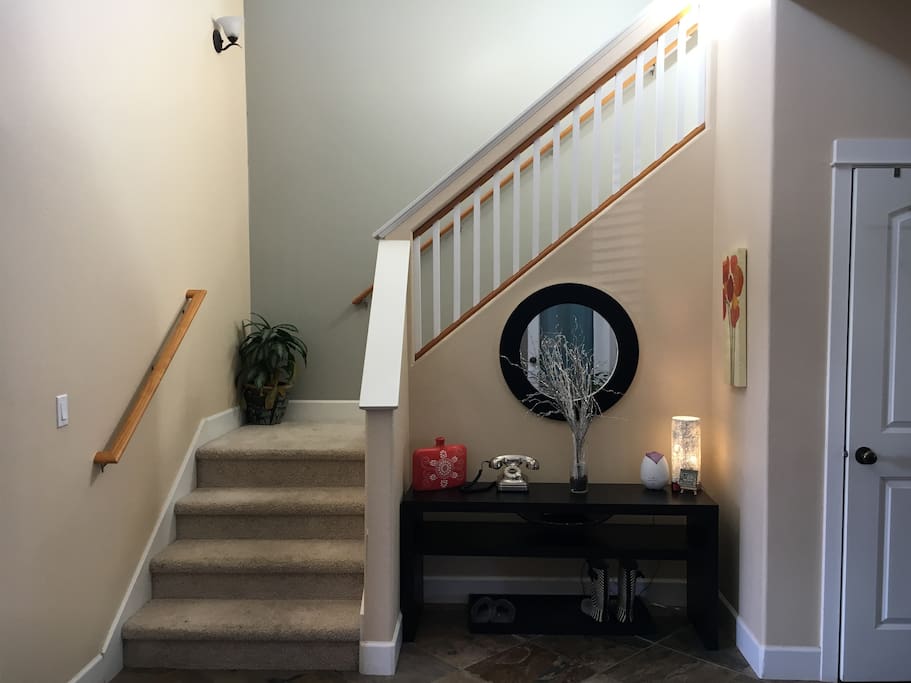 stairs and entry
