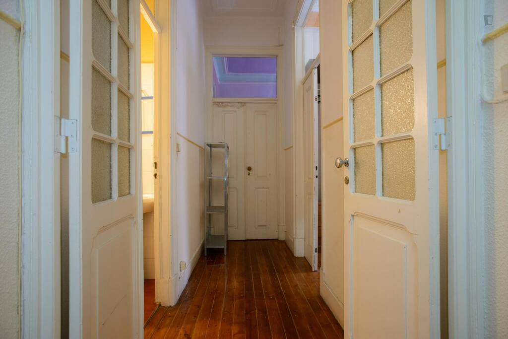 The entrance of the apartment
