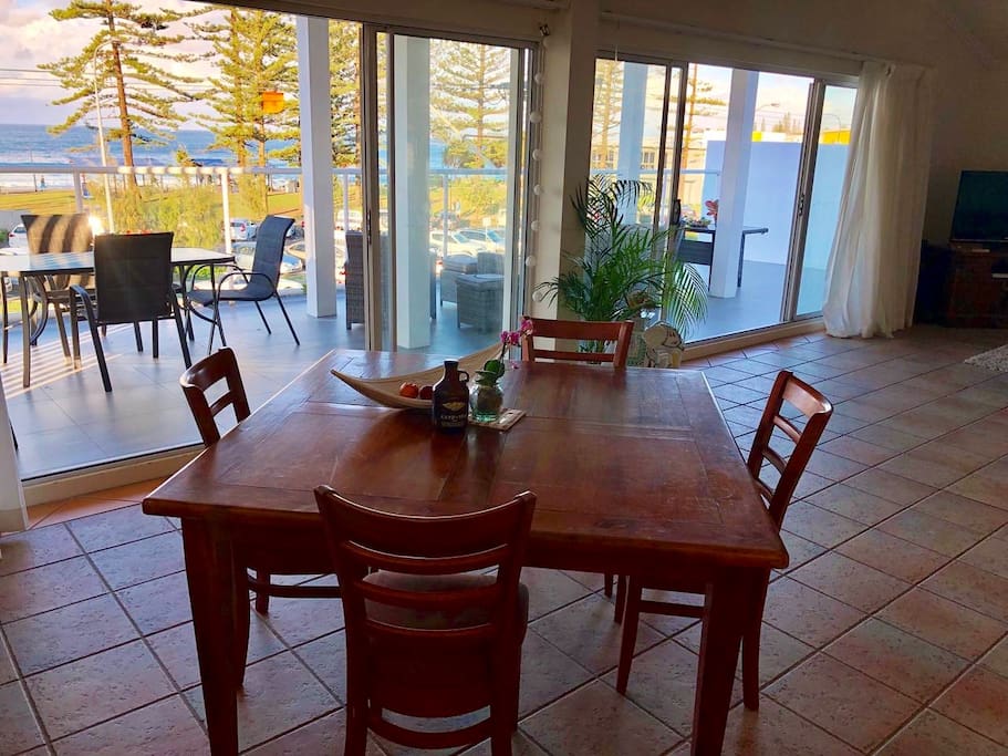 Dining through to Verandah