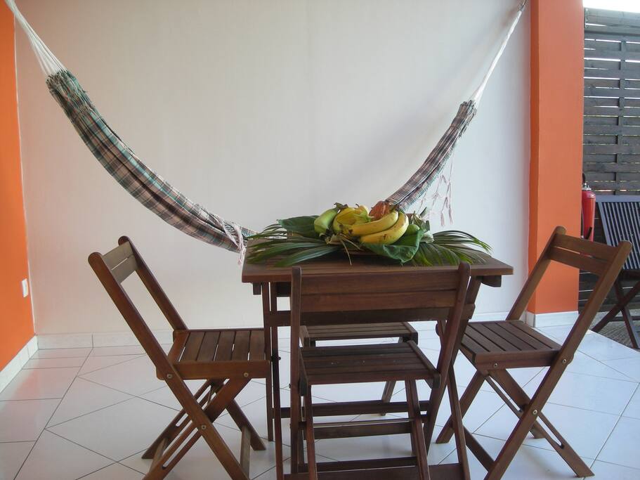 Terrasse de l'appartement Macandia.