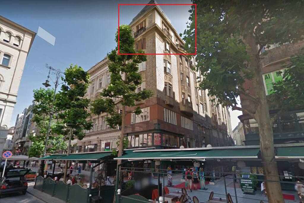 The apartment from the outside