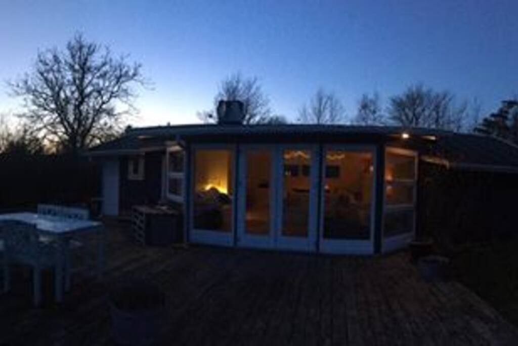 Huset i skumring
