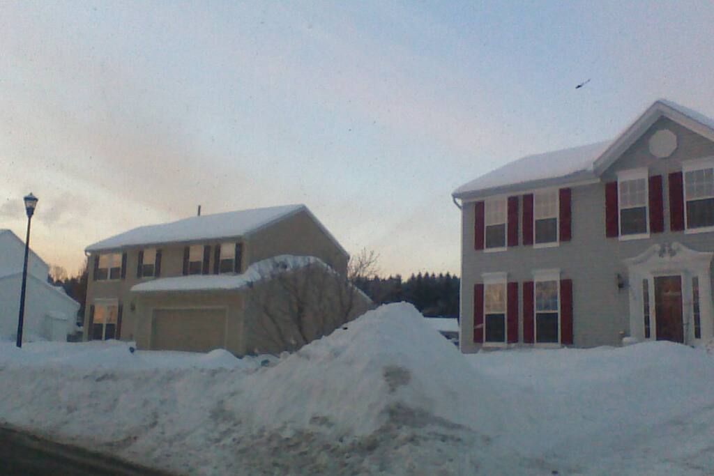 Snowy winter in Syracuse