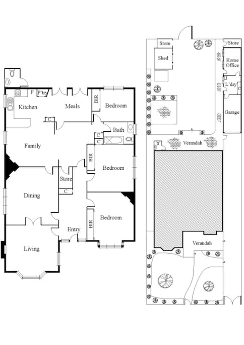Floor plan of the property