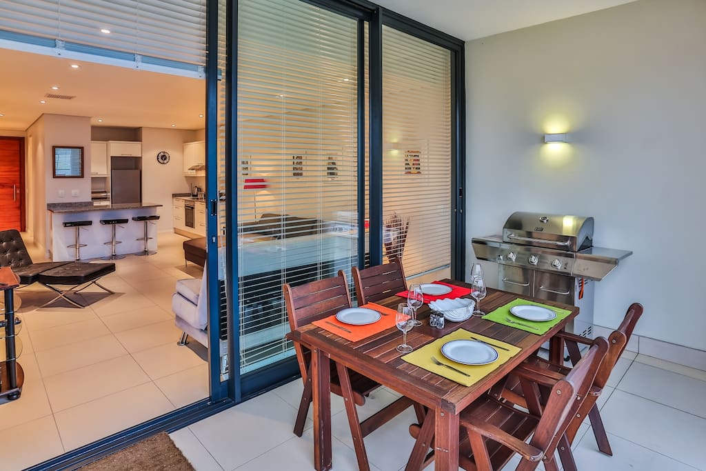 Patio with Braai