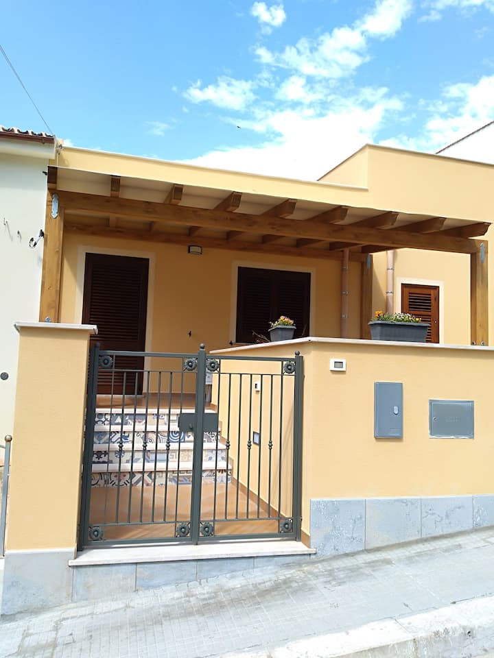 Studio with "Deep Sea Blue" veranda.