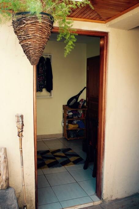 Entrance to the ensuite room from the patio